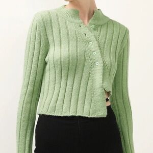 STORETS Raelynn Asymmetric Hem Cardigan